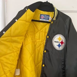 Steelers vintage satin jacket